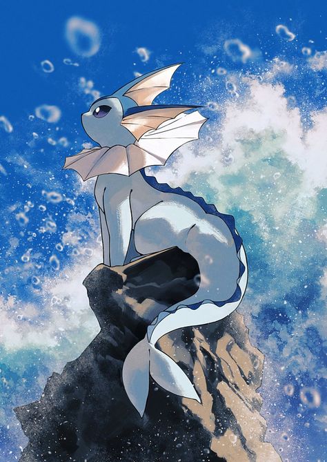 Pokemon Vaporeon, Gambit Wallpaper, Pokemon Photo, Pokemon Firered, Pokemon Backgrounds, Pokémon Art, Pokemon Eeveelutions, Pokemon Wallpaper, Dreamy Artwork