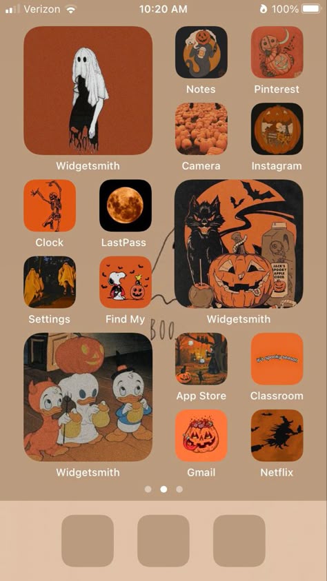 Widget Halloween Aesthetic, Spooktober Aesthetic, Cute Halloween Homescreen, Ios 16 Wallpaper Aesthetic Halloween, Homescreen Wallpaper Halloween, Cute Fall Wallpaper Aesthetic Halloween, Ios 16 Wallpaper Aesthetic Fall, Homepage Wallpaper, Widgetsmith Halloween