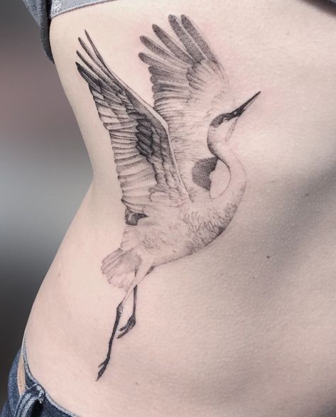 Tattoos Japanese Style, Chinese Tattoo Ideas, Heron Tattoo, Animal Tattoos For Women, Tattoos Japanese, Crane Tattoo, Vogel Tattoo, Cute Cat Tattoo, Chinese Tattoo