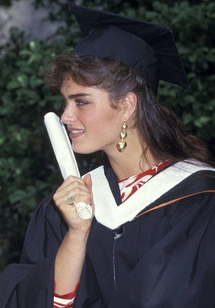 Graduation Cap And Gown, Grad Pic, Graduation Picture Poses, Graduation Picture, Princeton University, Brooke Shields, Cap And Gown, Grad Pics, Grad Photos