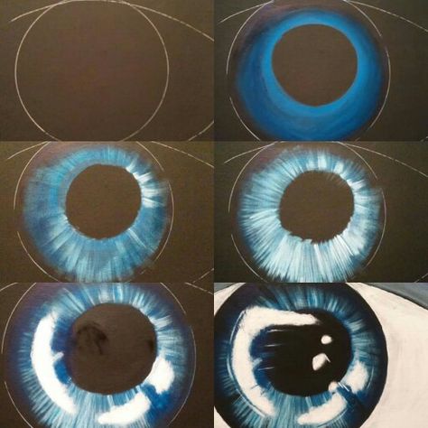 How To Paint Iris Eye, How To Paint An Eyeball, How To Paint An Eye Acrylic Step By Step, How To Paint An Eye Acrylic, How To Paint An Eye, How To Paint Eyes Acrylic, Realistic Eye Painting, Eye Painting Acrylic, Doll Face Paint