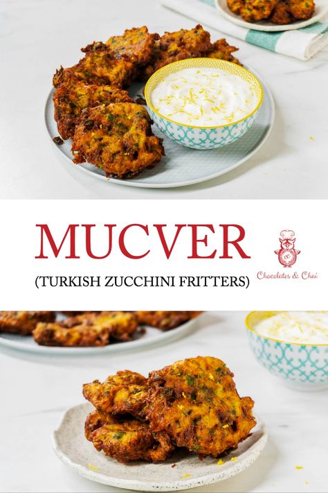 Courgette Fritters, Turkish Vegetables, Turkish Chicken, Potato Pasta, Zucchini Fritters, Easy Appetizer Recipes, Turkish Recipes, Light Recipes, Original Recipe