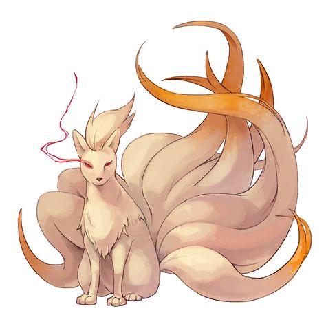 Ninetales Pokemon, Pokemon Ninetales, Pokemon Tattoo, Pokemon Pins, Pokemon Oc, Pokémon Master, Pokemon Teams, Pokemon Drawings, All Pokemon