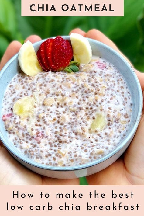 Chia Seed Breakfast Pudding, Oatmeal Pudding, Chia Porridge, Chia Oatmeal, Chia Seed Breakfast, Oatmeal How To Make, Food Alternatives, Chia Breakfast, Healthy Food Alternatives