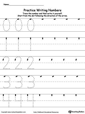 Practice Writing Numbers 0-4: Teach your preschooler and kindergarten how to write numbers and give them plenty of practice with these tracing worksheets. Number Writing Worksheets, Practice Writing Numbers, Kindergarten Numbers, Number Writing Practice, Number Worksheets Kindergarten, Tracing Numbers, Practice Tracing, Numbers Worksheet, Numbers Worksheets