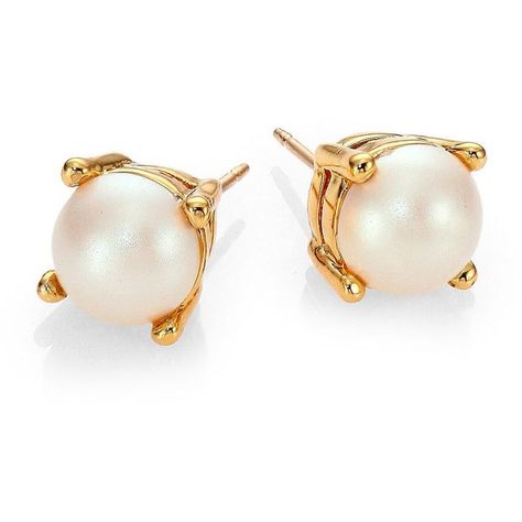 Kate Spade New York Cueva Rosa Faux Pearl Stud Earrings ($48) ❤ liked on Polyvore Faux Pearl Jewelry, Accessories Pearl, Fake Gauge Earrings, Fake Earrings, Fake Jewelry, Faux Pearl Earrings, Kate Spade Earrings, Gauged Earrings, Stud Jewelry