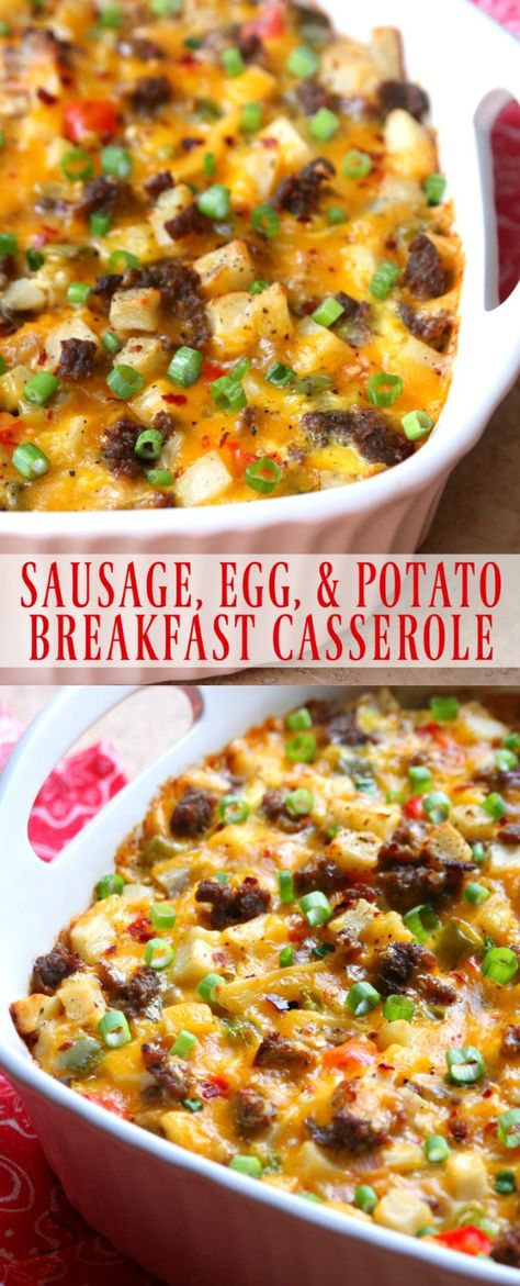 Egg Potato Breakfast Casserole, Potato Egg Casserole, Potato Breakfast Casserole, Sausage Egg Casserole, Gut Diet, Egg Potato, Breakfast Potato Casserole, Delicious Breakfast Casserole, Healthy Breakfast Casserole