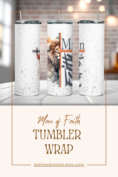 Faith Tumbler, Tumbler Wraps, Tumbler Png, Daily Inspiration, Tumbler Wrap, Thoughtful Gifts, Fathers Day, Father's Day, Printed Items