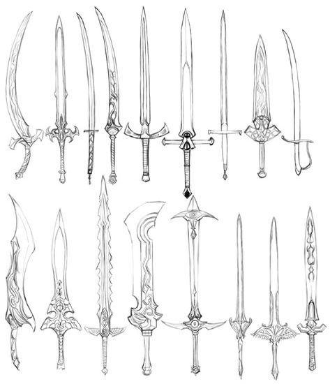 Swords Drawing Fantasy, Sledge Hammer Drawing, Greatsword Reference, Armour Drawing Reference, Poses With Swords Reference, How To Draw Swords, Swords Drawing, Swords Reference, Armor Drawing