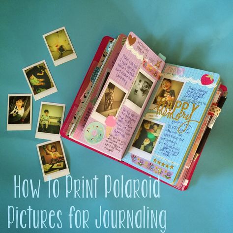 MsWenduhh Planning & Printing: DIY Instax/Polaroid Photos for Journaling and More Photos For Journaling, Print Polaroid Pictures, Notebook Pictures, Midori Journal, Midori Planner, Instax Polaroid, Notebook Diy, Midori Notebook, Instax Photos