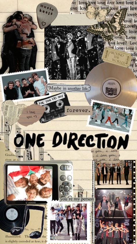 One Direction San Siro Fan Project, One Direction Collage Aesthetic, One Direction Moodboard, One Direction Wallpaper Collage, 1 Direction Wallpapers Aesthetic, One Direction Shuffle, One Direction Phone Wallpaper, One Direction Collage Wallpaper, Aesthetic Wallpaper One Direction