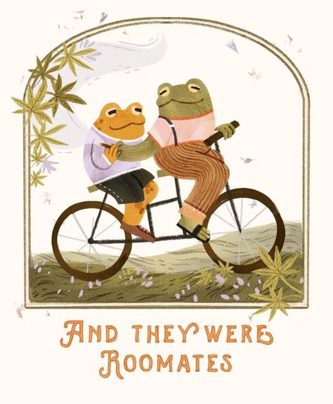 Frog And Toad Art, Toad Painting, Toad Illustration, Room Mates, Frog Species, Elementary School Art, Fairytale Fantasy, Magical Art, School Art Projects