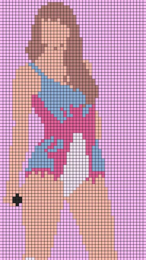 Crochet Wall Art, Friendship Bracelet Patterns Easy, Graph Crochet, Easy Pixel Art, Hama Beads Design, Pixel Crochet, Tapestry Crochet Patterns, Crochet Clothing And Accessories, Pixel Art Design