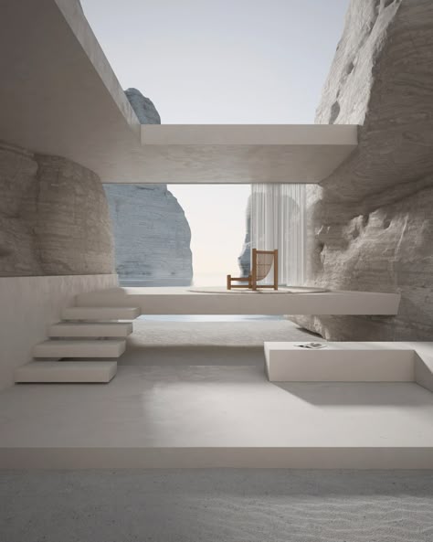 Minimalist And Surreal, Sébastien Baert’s Creations Take Us Beyond The Physical - IGNANT Dreamscape Architecture, Minimalist Architecture, Unique Homes, Modernism, Dream Home Design, Space Design, 인테리어 디자인, Future House, Architecture House