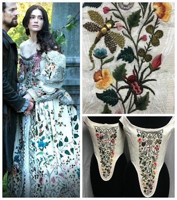 Period Corsets: Period Corsets and Salem the final season Mary Sibley Salem, Salem Outfits, Evil Dress, Mary Sibley, Janet Montgomery, Tamzin Merchant, West Aesthetic, Elaborate Embroidery, Shane West