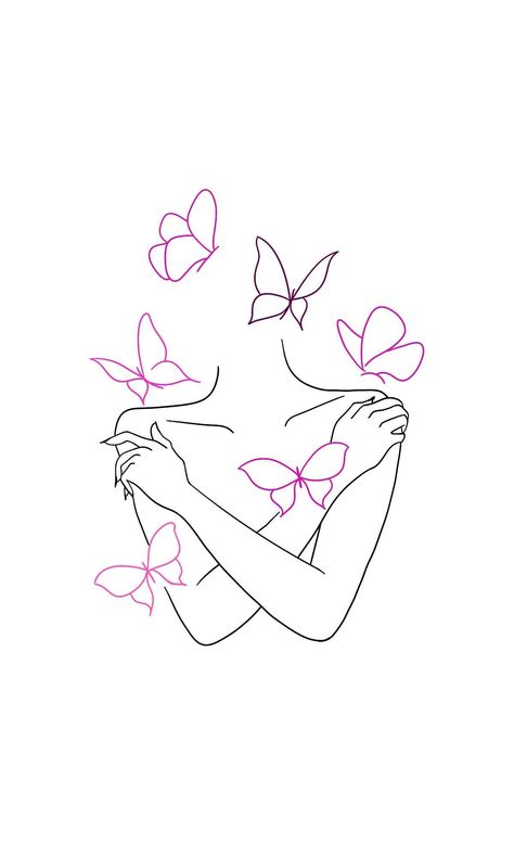 Self Love Line Art, Self Love Tattoo, Single Line Tattoo, Small Pretty Tattoos, Writing Tattoos, Tattoo Fails, Discreet Tattoos, Line Art Design, Simplistic Tattoos