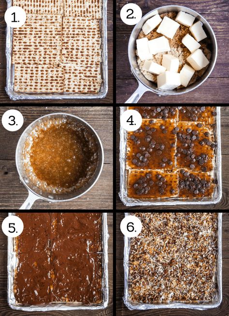 Matzo Toffee Brittle, Matzo Toffee Recipe, Matzo Cracker Dessert, Matzo Cracker Toffee, Matzo Cracker Recipes, Matzah Brittle, Matzoh Toffee, Matzah Toffee, Matzo Brittle