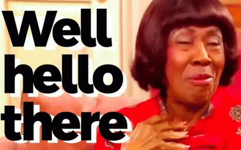 227 Well Hello There GIF - 227 Well Hello There Hello - Discover & Share GIFs Group Quotes, Hi Gif, Hello Gif, Well Hello There, Gif Pictures, Hello There, Animated Gif, Cool Gifs, Black Women