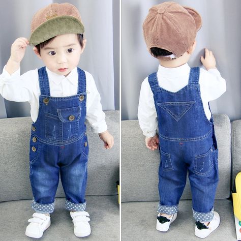 Unique Baby Items, Baby Development Toys, Overalls Jeans, Baby Boy Jeans, Baby Travel Gear, Boys Denim, Jean Overalls, Boys Jeans, Denim Overalls