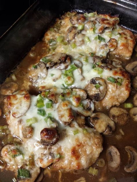 Chicken Lombardy-id#358366- by Budget101.com Chicken Lombardy Recipes, Chicken With Mushrooms, Chicken Lombardy, Seared Chicken Breast, Boneless Chicken, Skinless Chicken Breast, Green Onions, Chicken Breasts, Chicken Dinner