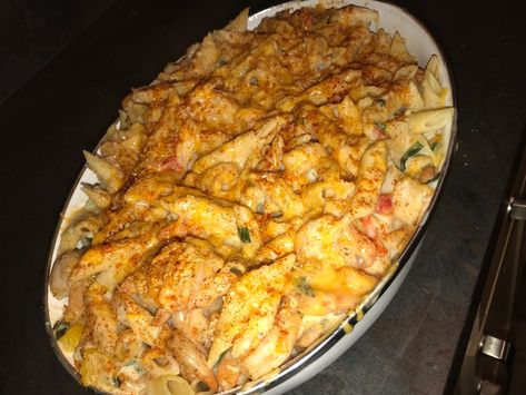 pxMIT ♡ Shrimp And Crab Pasta, Crab Meat Pasta, Shrimp Pasta Bake, Crab Pasta Recipes, Shrimp Casserole Recipes, Crab Casserole, Easy Shrimp Pasta, Pasta Casserole Recipes, Crab Pasta