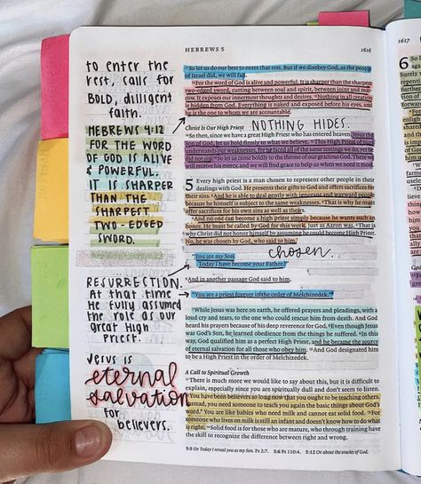 Hebrews Bible Study Notes, Hebrews Bible Journaling, Hebrews Bible Study, Bible Highlighting, Bible Journal Notebooks, Bible Studying, Book Of Hebrews, Gospel Bible, Bible Things