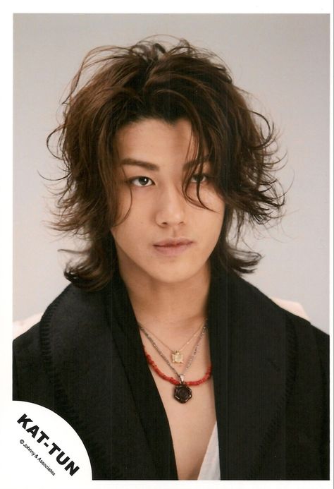 Japanese Men Hairstyle, Jin Akanishi, Akanishi Jin, Kat Tun, Redhead Men, Japanese Love, Medium Length Hair Men, Cool Face, Human Male