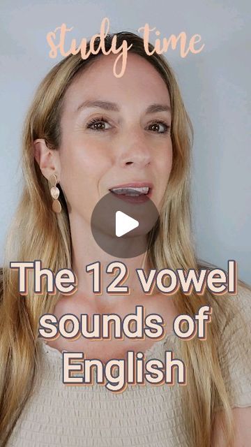 Billie English on Instagram: "⚡️The 12 vowel sounds of British English 😁💬🇬🇧

#vowels #britishenglish #pronunciation #speakenglish #monophthongs #rp #billieenglish" English Vowels Pronunciation, English Vowels, Vowel Sounds, British English, Study Time, Speaking English, Thing 1 Thing 2, On Instagram, Instagram