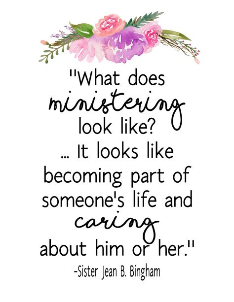 During the Sunday afternoon session of April general conference, President Russell M. Nelson announced a significant change to the way members serve and care for each other. The separate programs of home teaching and visiting teaching will be “retired,” he said, becoming a coordinated effort called “ministering,” a “new and…Read More Ministering Sister Ideas, Relief Society Quotes, Ministering Lds, Ministering Ideas, Relief Society Visiting Teaching, Sister Ideas, Relief Society Lessons, Lds Relief Society, Conference Quotes