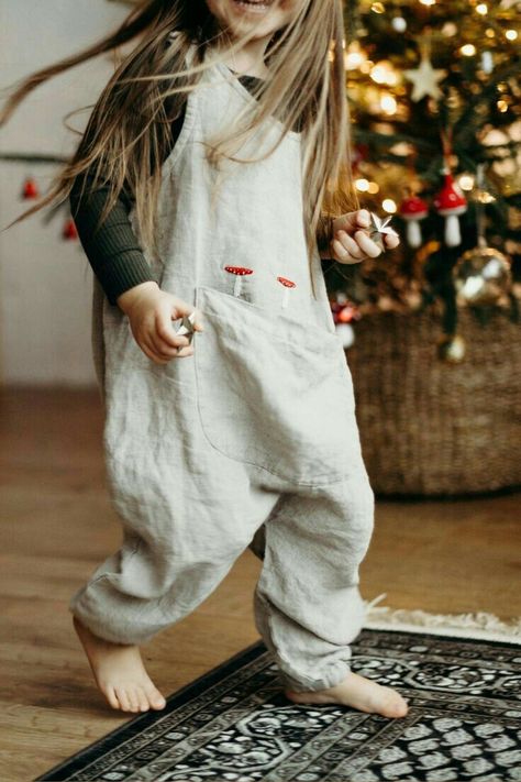 Overall Linen, Linen Sewing, Jumpsuit Linen, Baby Mode, Baby Overall, White Linen Shirt, Jumpsuit For Kids, Baby Jumpsuit, Baby Christmas Gifts