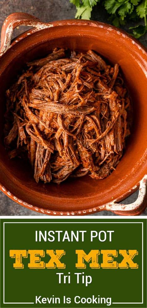 Mexican Tri Tip Recipes, Tri Tip Pressure Cooker Recipe, Crockpot Tri Tip Recipes, Instant Pot Tri Tip, Tri Tip Steak Recipes, Tritip Recipes, Tailgating Ideas, Homemade Fajita Seasoning, Crock Pot Tacos