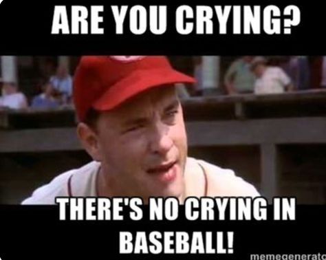 Favorite line in whole movie! Lol Baseball Memes, Baseball Movies, No Crying In Baseball, Softball Quotes, Baseball Quotes, Baseball Humor, Braves Baseball, Sport Quotes, Sports Quotes