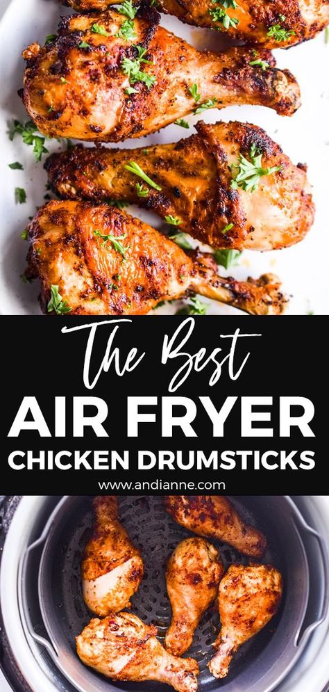 Air Fryer Chicken Leg Recipe, The Best Air Fryer Chicken, Air Fryer Chicken Drumsticks, Best Air Fryer Chicken, Pollo Tropical, Chicken Drums, The Best Air Fryer, Ways To Cook Chicken, Best Air Fryer