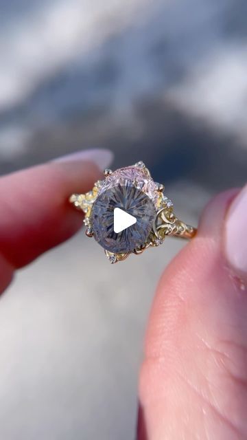 Uma | Engagement Rings on Instagram: "Starbrite morganite in my Aurora moon 🌙 #engagementring #jewelry #uniqueengagementring #uniqueengagementrings #moonjewelry #celestial #fairycore #fairy #jewelrylover #fantasyjewelry #oorejewelry #morganite #celestial #alternativebridal #engaged #natureinspired #vintageinspired" Alternative Bridal, Fairy Core, Moon Jewelry, Fantasy Jewelry, Morganite, Jewelry Lover, Unique Engagement Rings, Aurora, Wedding Inspo