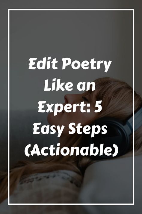 Here’s how to edit any poetry like a pro. From taking a break first to doing it again. Learn how to edit any poem here. Let’s get started! How To Right A Poem, How To Make Poems Poetry, How To Get Better At Poetry, How To Start Writing Poetry, How To Write Better Poetry, Tips For Writing Poetry, Grammar Errors, Free Verse, You Poem