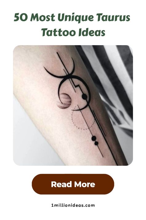 Tattoos inspired by an individual’s zodiac sign are currently popular in the girl’s world. A tattoo, whether simple or eye-catching, Tattoo Ideas For Taurus, Unique Taurus Tattoo Ideas, Taurus Tattoo Ideas, Taurus Symbol Tattoo, Ox Tattoo, Tech Tattoo, Taurus Symbols, Taurus Tattoo, Leo And Taurus