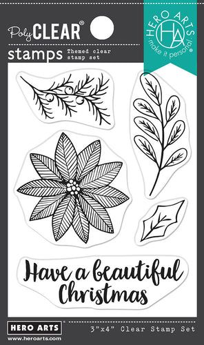 Poinsettia Arrangement, Rubber Stamp Crafts, Candle Arrangements, Clear Acrylic Stamps, Christmas Sentiments, Holiday Greenery, String Art Diy, Christmas Paper Crafts, Holiday Tags