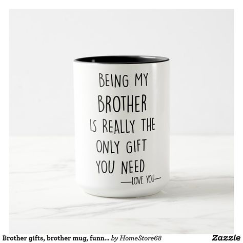 Papas Birthday, Gifts Brother, Brother Mug, Brother Gifts, Father In Law Gifts, Men's Gifts, Corporate Christmas Gifts, Sibling Gifts, Father In Law