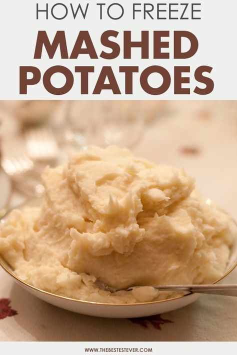 Popeyes Mashed Potatoes, Freeze Mashed Potatoes, Freezer Mashed Potatoes, Freezing Mashed Potatoes, Frozen Mashed Potatoes, Mashed Potatoes Recipe, Making Mashed Potatoes, Leftover Mashed Potatoes, Mashed Potato Recipes