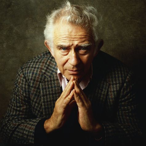 Norman Mailer (1923 - 2007) Pugilistic modern American author, "The Naked and the Dead", "The Executioner's Song" Rembrandt Lighting, Mail Jeevas, Brad Renfro, Life Timeline, Norman Mailer, Jewish Books, Essayist, National Book Award, Long Stories