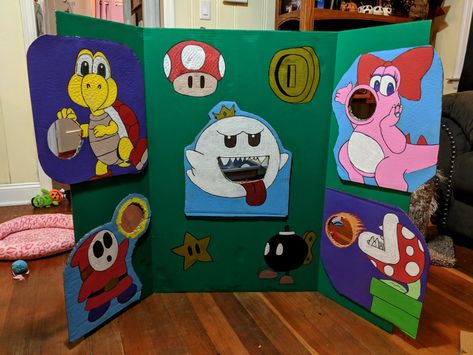 Bean bag toss; Mario style! Mario Bean Bag Toss, Bean Bag Game, Beanbag Toss, Bean Bag Games, Entertainment Ideas, Bags Game, Paper Mario, Bean Bag Toss, Bag Toss