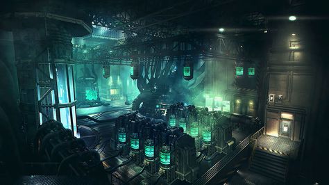 Shinra Laboratory Art from Final Fantasy VII Remake #art #artwork #gaming #videogames #gamer #gameart #conceptart #illustration #ff7remake #ffviiremake #ff7r #finalfantasy7remake #finalfantasy Fantasy Laboratory Art, Fantasy Laboratory Concept Art, Fantasy Laboratory, Sci Fi Laboratory Concept Art, Laboratory Concept Art, Laboratory Art, Sci Fi Laboratory, Ff7 Remake, Sci Fi Architecture