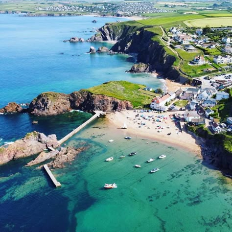 Why you should visit Hope Cove in South Devon - Salcombe Finest Salcombe Devon Aesthetic, Hope Cove Devon, Guinness Advert, Exmouth Devon, Salcombe Devon, Devon Coast, Top Grain Leather Sofa, Visit Uk, South West Coast Path