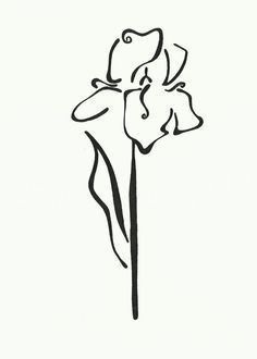 Tattoo Simple Flower, Iris Logo, Iris Flower Tattoo, Iris Drawing, Japanese Iris, Iris Tattoo, Japanese Flower Tattoo, Ikea Office, Bouquet Tattoo