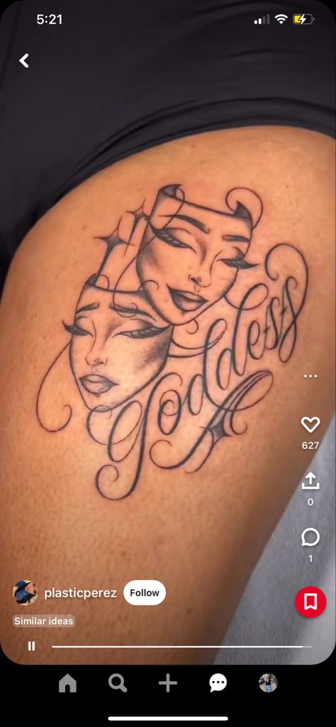 Laugh Now Cry Later Tats Girl, Beautiful Crazy Tattoo Ideas, Mexican Art Tattoos For Women, Laugh Now Cry Later Tats Feminine, Laugh Now Cry Later Nails, Laugh Now Cry Later Feminine, Laugh Now Cry Later Tats, Smile Now Cry Later Tats, Smile Now Cry Later Nails