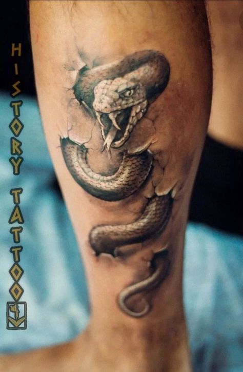 Gothic Tattoo Men, Hermes Tattoo, Arm Tattoos For Guys Forearm, Tatoo 3d, Half Sleeve Tattoos Forearm, Cobra Tattoo, Hyper Realistic Tattoo, Snake Dragon, Snake Tattoos