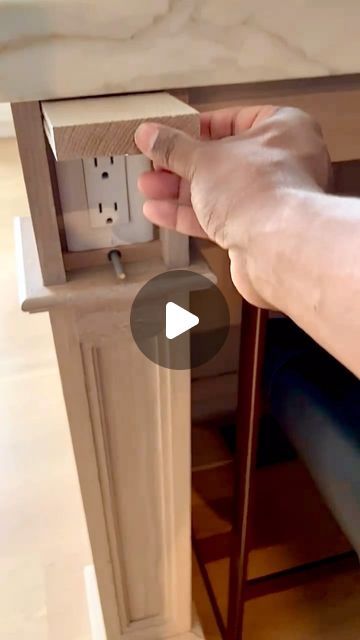 Village Handcrafted Cabinetry on Instagram: "Not a fan of visible outlets? Check this out!

How cool is this hidden outlet system that keeps your cabinetry looking flawless?

So sleek ✨

#HiddenOutlet #CabinetryInnovation #CustomCabinetry #SleekDesign" Kitchen Island Plugs Electrical Outlets, Outlets In Drawers, Outlet Placement On Kitchen Island, Pull Out Cabinets In Kitchen, Hidden Island Outlets, Island Outlet Ideas, Hidden Outlets In Kitchen Island, Kitchen Outlet Ideas, Kitchen Island Electrical Outlets