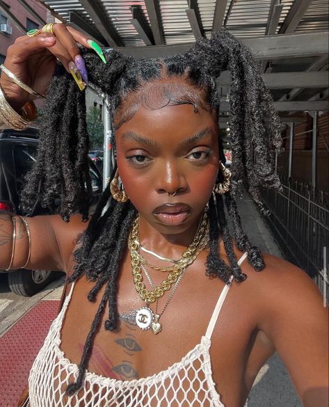 Female Dreads, Beautiful Dreadlocks, Short Locs Hairstyles, Dreads Styles, Dread Hairstyles, Dreadlock Hairstyles, Locs Hairstyles, Baddie Hairstyles, Afro Hairstyles