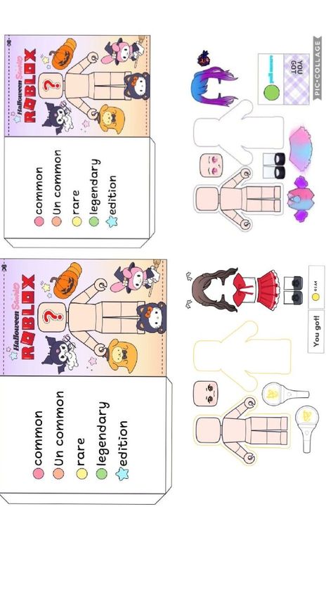 Printable Paper Toys Templates, Paper Blinds, Printable Diy Crafts, Paper Toy Printable, Squishies Diy, Paper Doll Printable Templates, Doll Template, Paper Dolls Diy, Diy Blinds