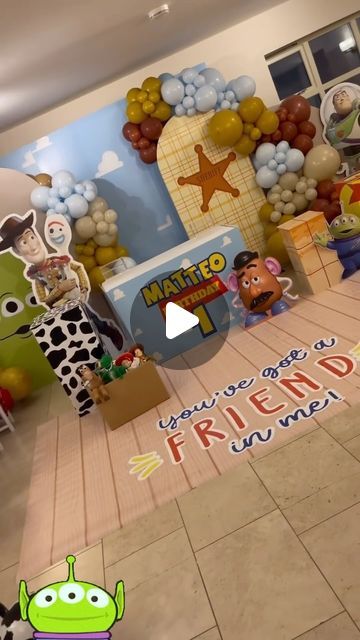 Parties & Signs | Party Signs & Backdrops for all Occasions🇬🇧 on Instagram: "So here’s an incredible way to start your day! 🤩

Styled by the talented  @oohlalaoccasionsandevents 🙌🏼 we worked with their brief to create Toy Story themed backdrop and sailboards, table panel, plinths and floormat for an incredible party 😍

If you have a vision, we bring it to life 😉

#toystorybackdrop #birthdaybackdrop #partysign #partiesandsigns" Diy Toy Story Party, Toy Story Backdrop, Toy Story Party, Birthday Backdrop, Party Signs, Bring It, Diy Toys, Toy Story, Kids Birthday Party